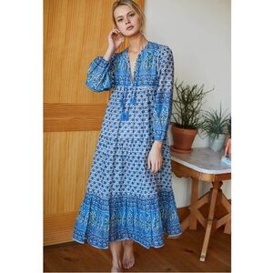 ✨ Emerson Fry Heirloom Dress in Indigo Organic ✨